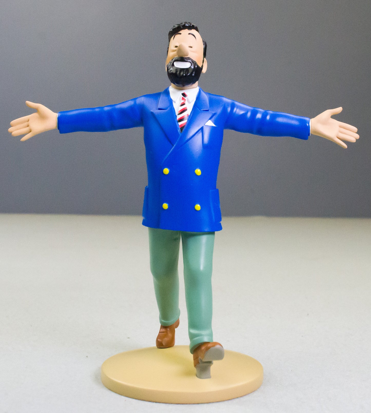 Tintin Figurine Moulinsart 42262 Haddock Veston Bleu - The Castafiore Emerald 12cm Resin Figure