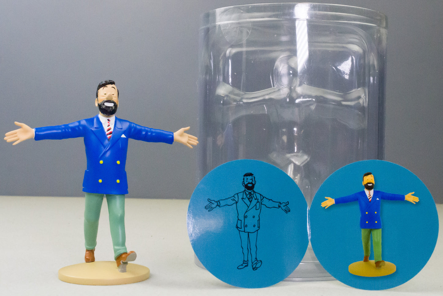 Tintin Figurine Moulinsart 42262 Haddock Veston Bleu - The Castafiore Emerald 12cm Resin Figure
