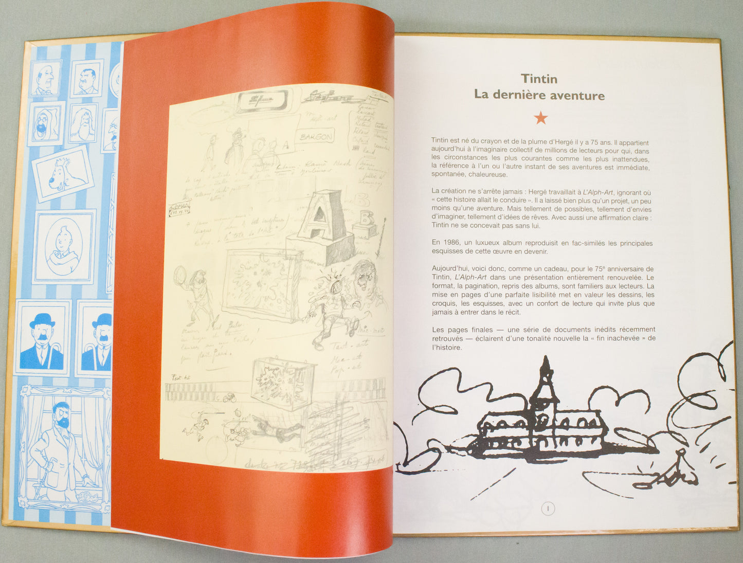 Tintin et L'alph-Art Herge Book - 2004 Casterman Hardback French 1st Edition