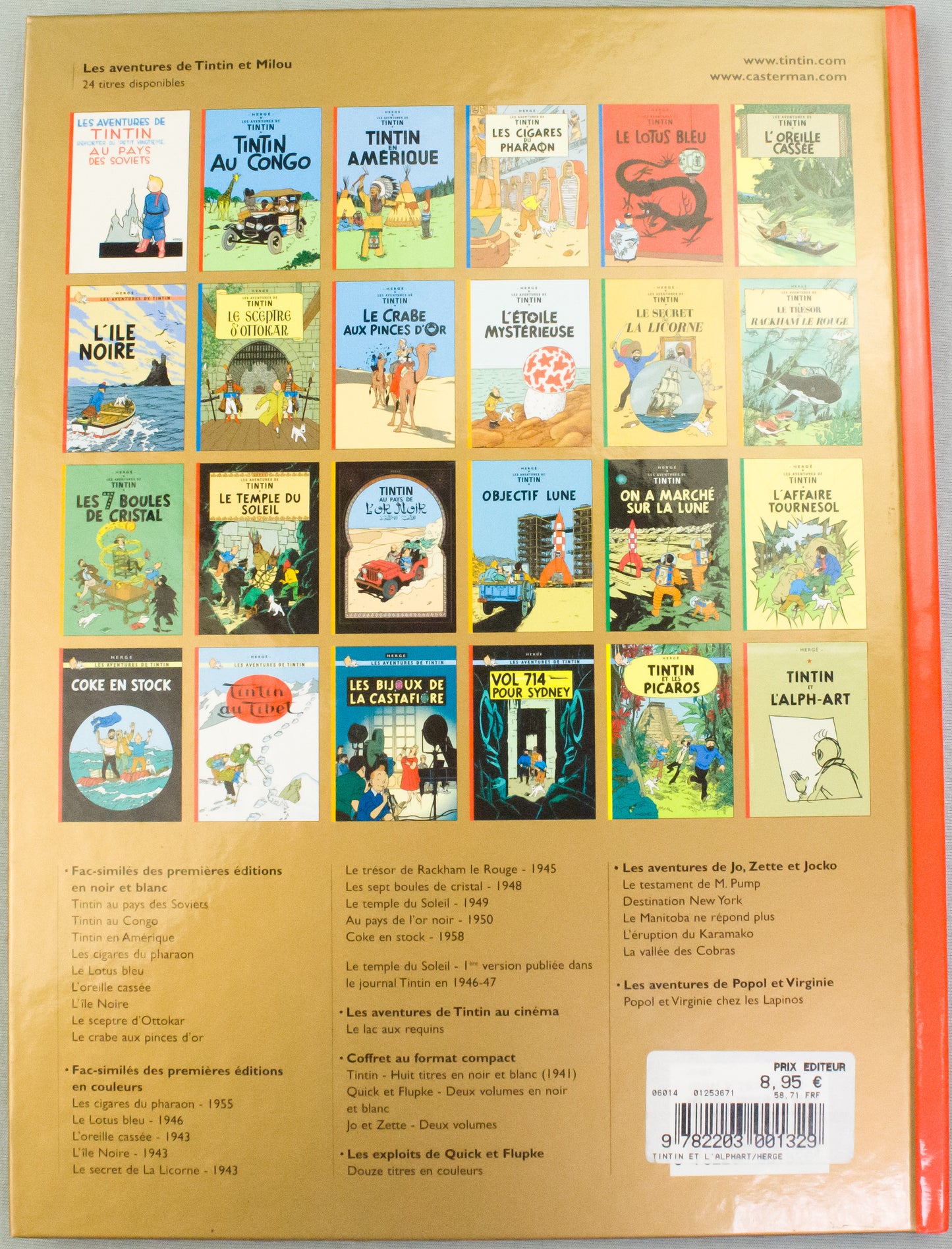 Tintin et L'alph-Art Herge Book - 2004 Casterman Hardback French 1st Edition