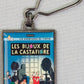 Moulinsart Tintin Title Cover Keyring 42549 - Castafiore Emerald Metal