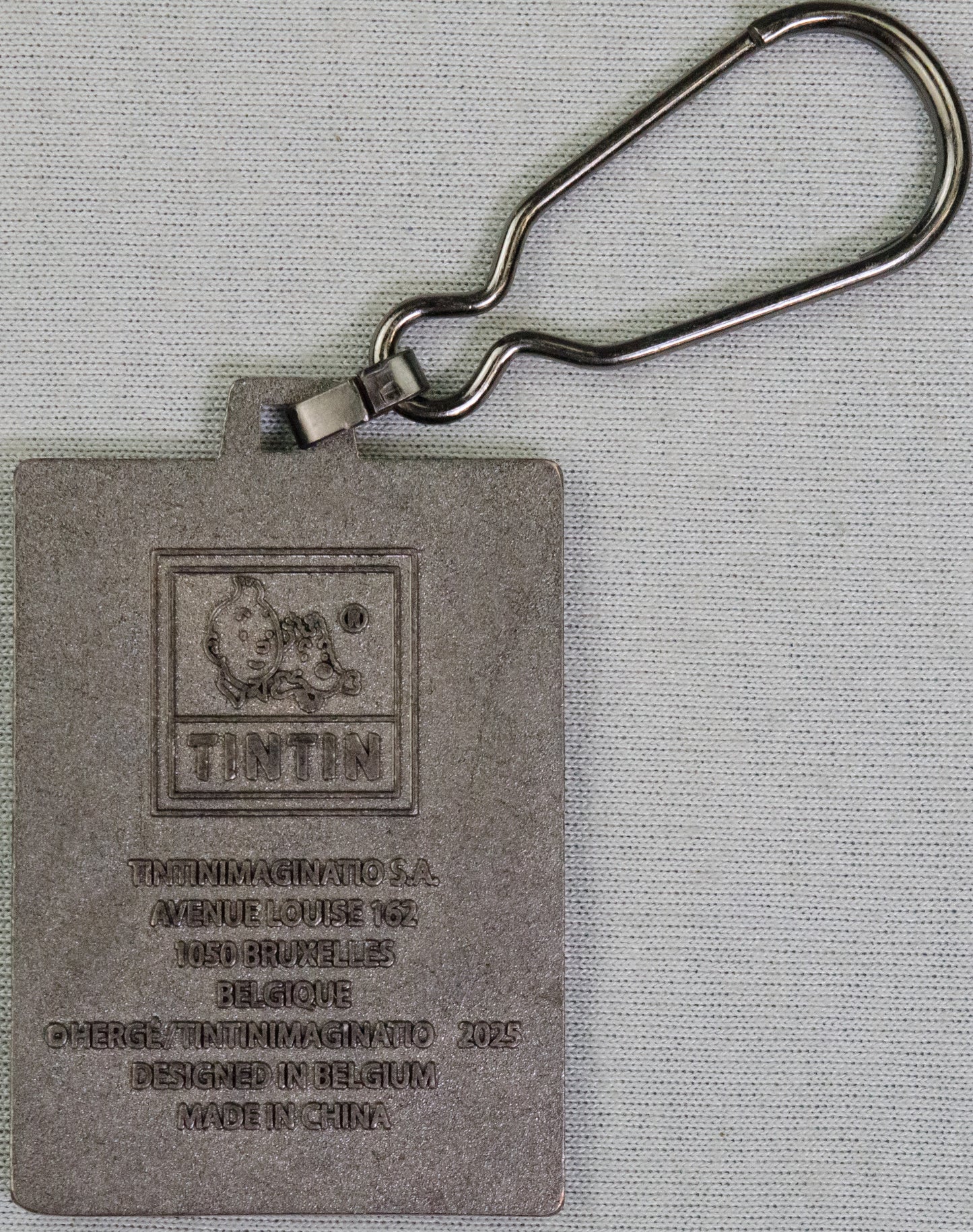Moulinsart Tintin Title Cover Keyring 42549 - Castafiore Emerald Metal