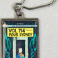 Moulinsart Tintin Title Cover Keyring 42550 - Flight 714 to Sydney Metal