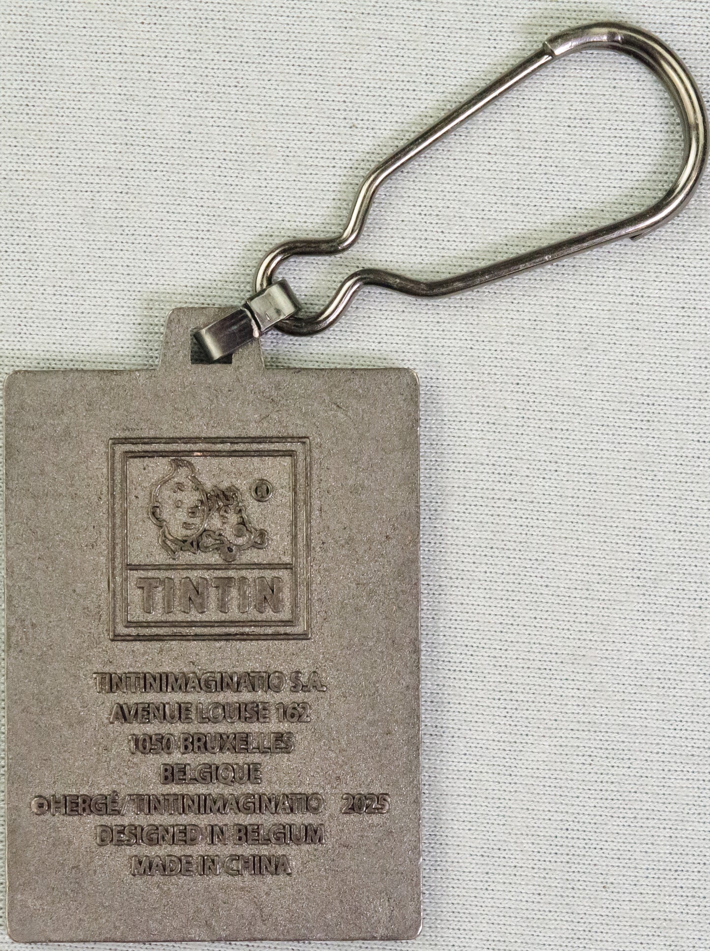 Moulinsart Tintin Title Cover Keyring 42541 - Destination Moon