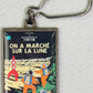 Moulinsart Tintin Title Cover Keyring 42542 - Explorers on the Moon Metal