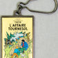 Moulinsart Tintin Title Cover Keyring 42543 - The Calculus Affair Metal