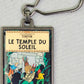 Moulinsart Tintin Title Cover Keyring 42539 - Prisoners of the Sun Metal