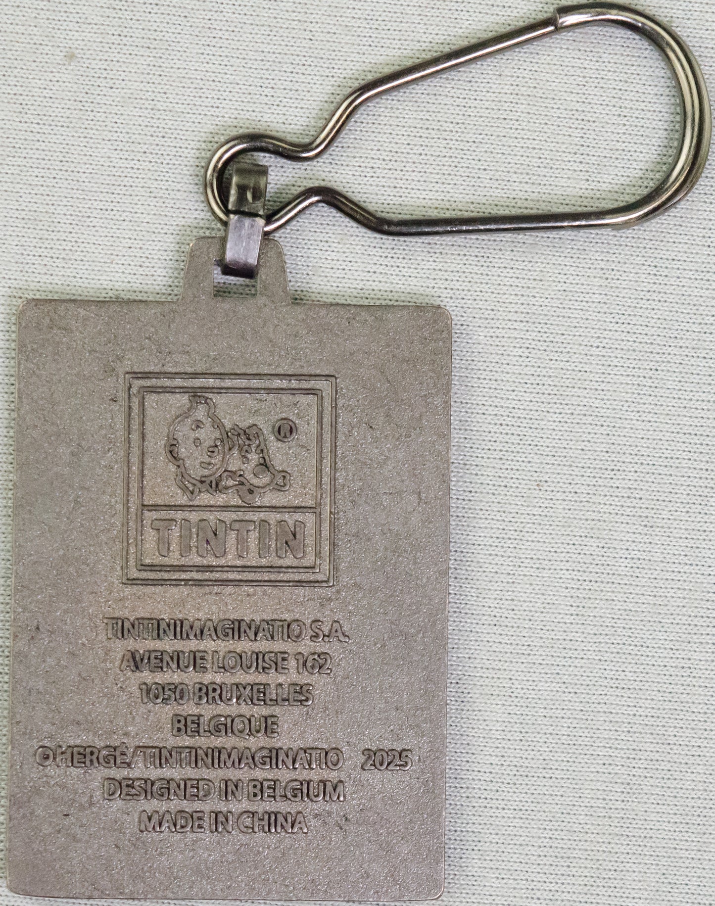 Moulinsart Tintin Title Cover Keyring 42539 - Prisoners of the Sun Metal