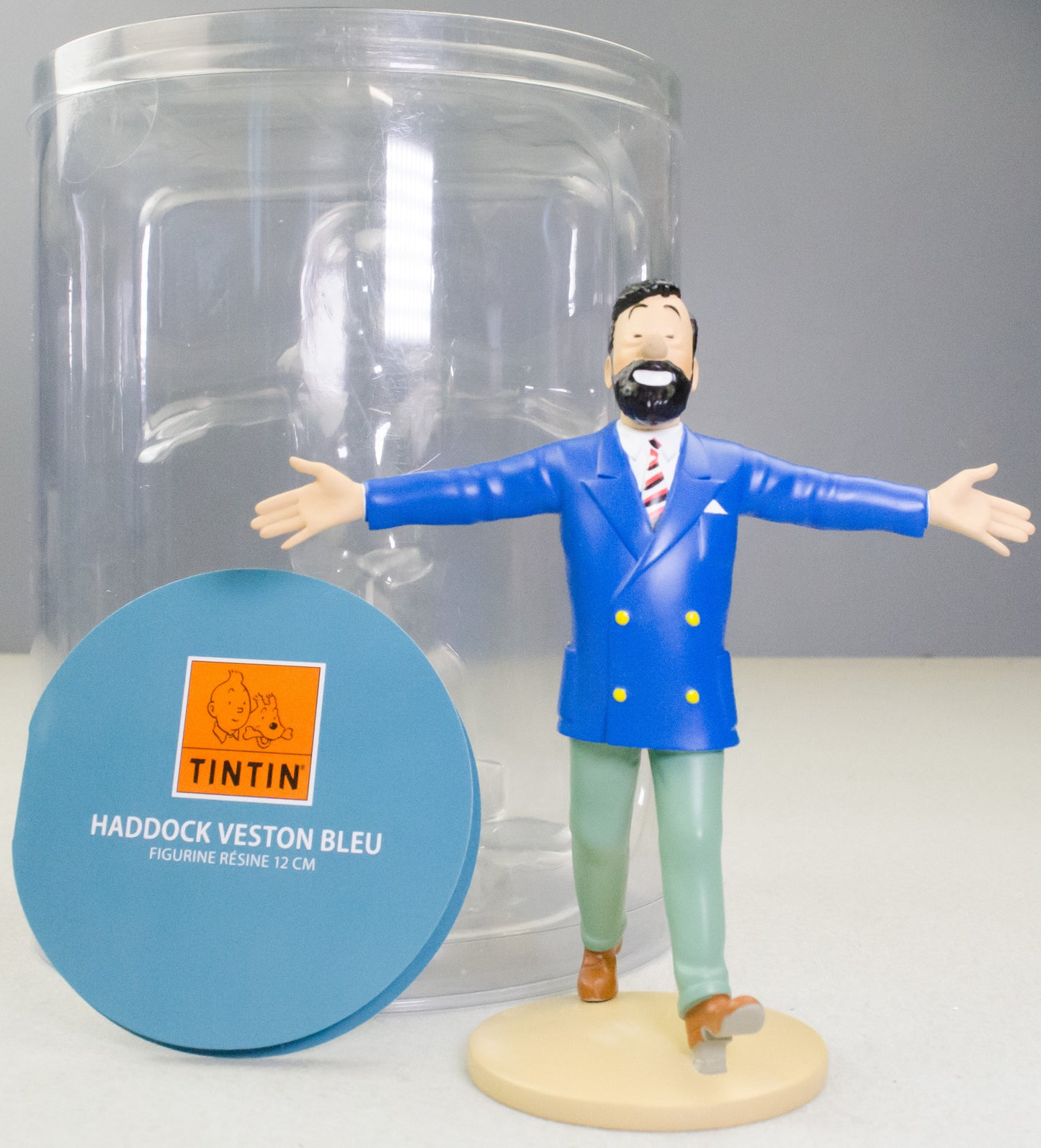 Tintin Figurine Moulinsart 42262 Haddock Veston Bleu - The Castafiore Emerald 12cm Resin Figure