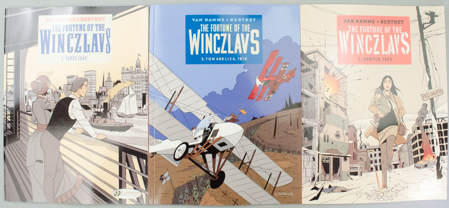 Fortune of the Winczlavs: Cinebook PB Edition Comics Full Set x3 Books by Hamme