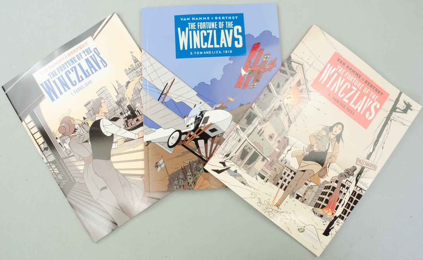 Fortune of the Winczlavs: Cinebook PB Edition Comics Full Set x3 Books by Hamme