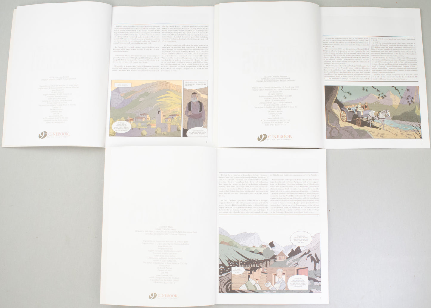 Fortune of the Winczlavs: Cinebook PB Edition Comics Full Set x3 Books by Hamme