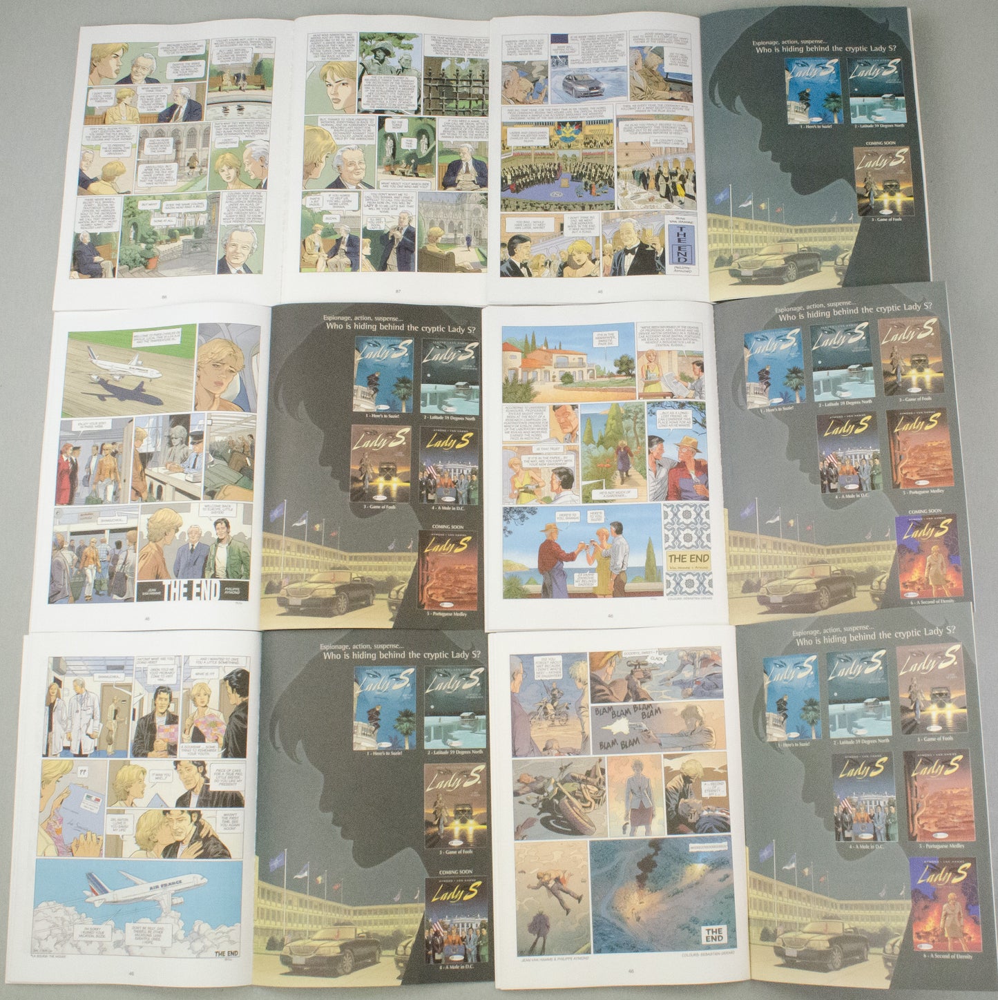 Lady S. Volume 1-6 Jean Van Hamme UK Cinebook Paperback Edition Comic Books FULL SET