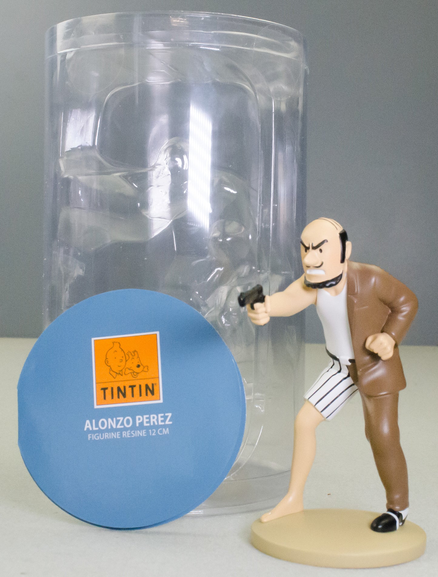 Tintin Figurine Moulinsart 42257 Alonzo Perez - Broken Ear 12cm Resin Officielle Figure