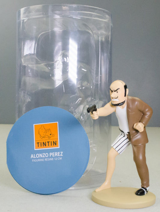 Tintin Figurine Moulinsart 42257 Alonzo Perez - Broken Ear 12cm Resin Officielle Figure