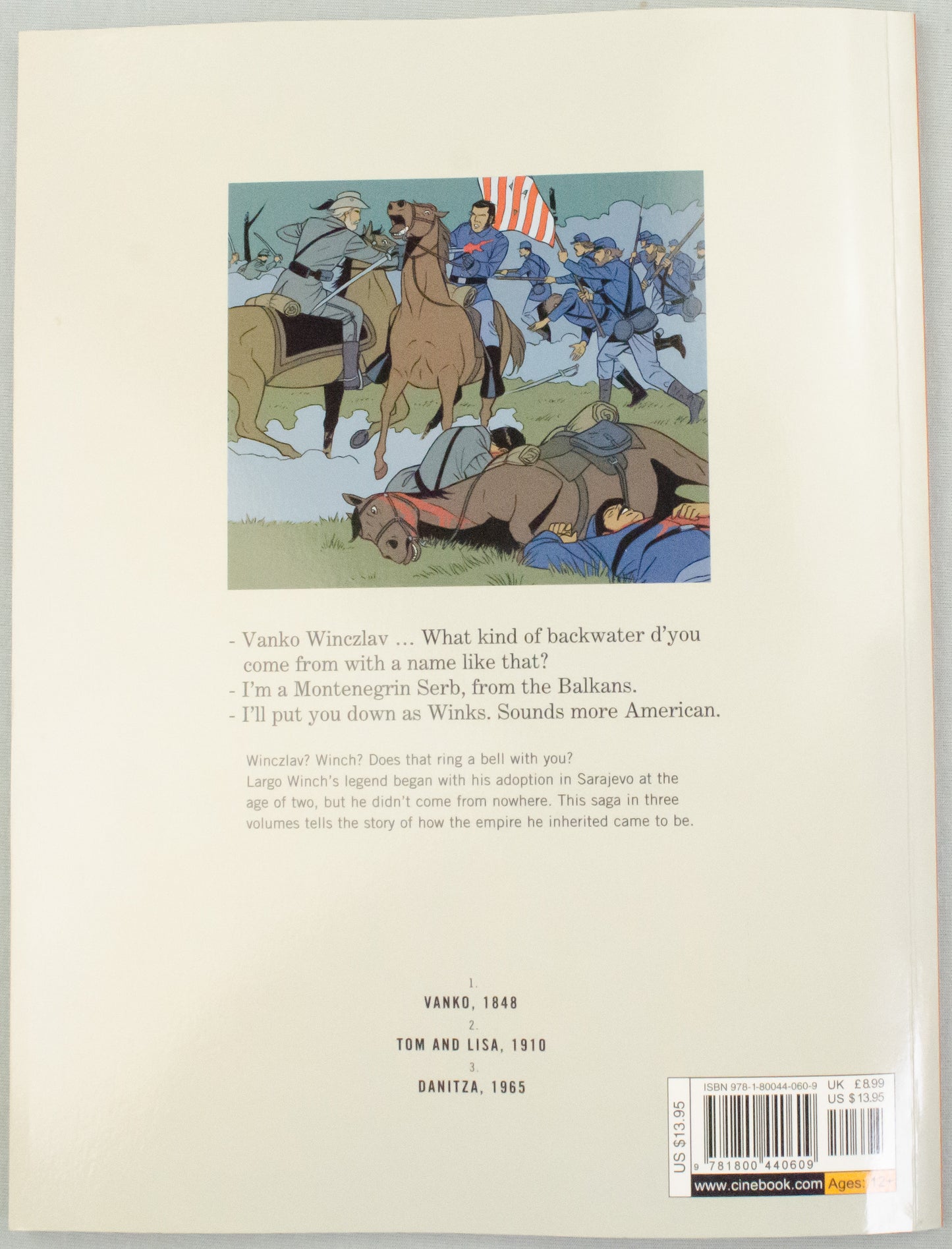 Fortune of the Winczlavs Volume 1 - Vanko, 1848 Cinebook UK Paperback Edition Comic Book