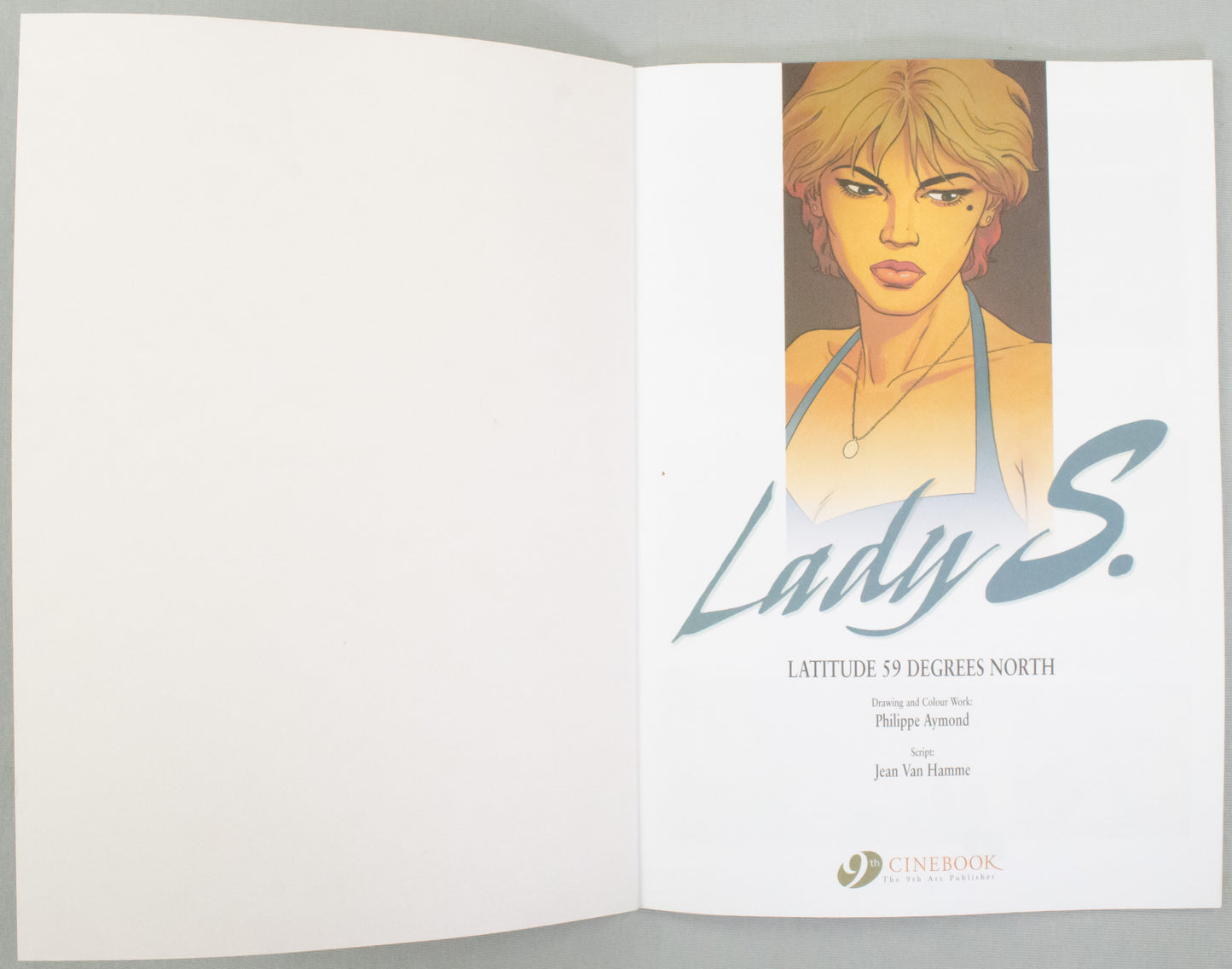 Lady S. Volume 2 - Latitude 59 Degrees North Jean Van Hamme UK Cinebook Paperback Edition Comic Book