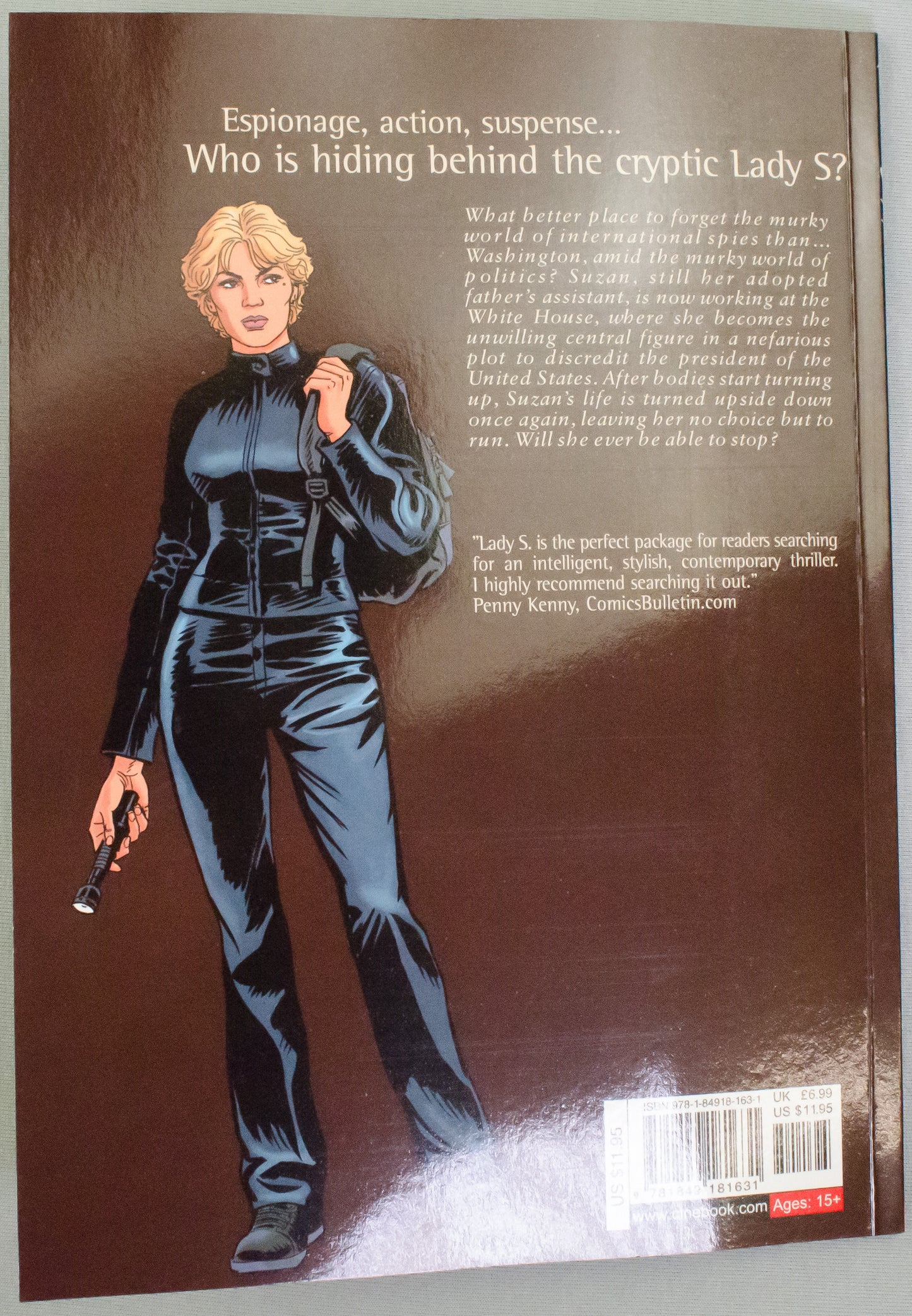 Lady S. Volume 4 - A Mole in D.C Jean Van Hamme UK Cinebook Paperback Edition Comic Book