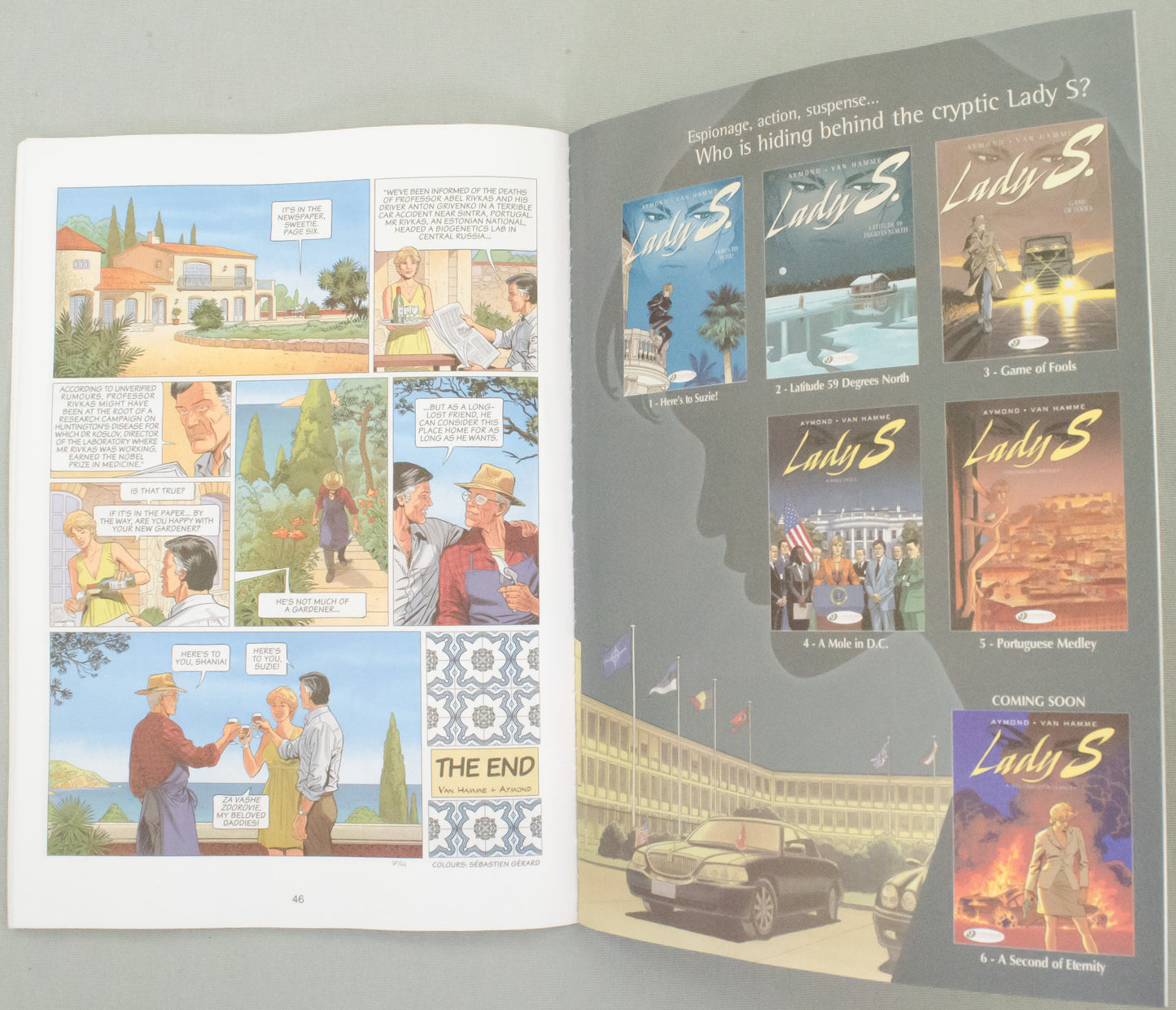 Lady S. Volume 5 - Portuguese Medley Jean Van Hamme UK Cinebook Paperback Edition Comic Book