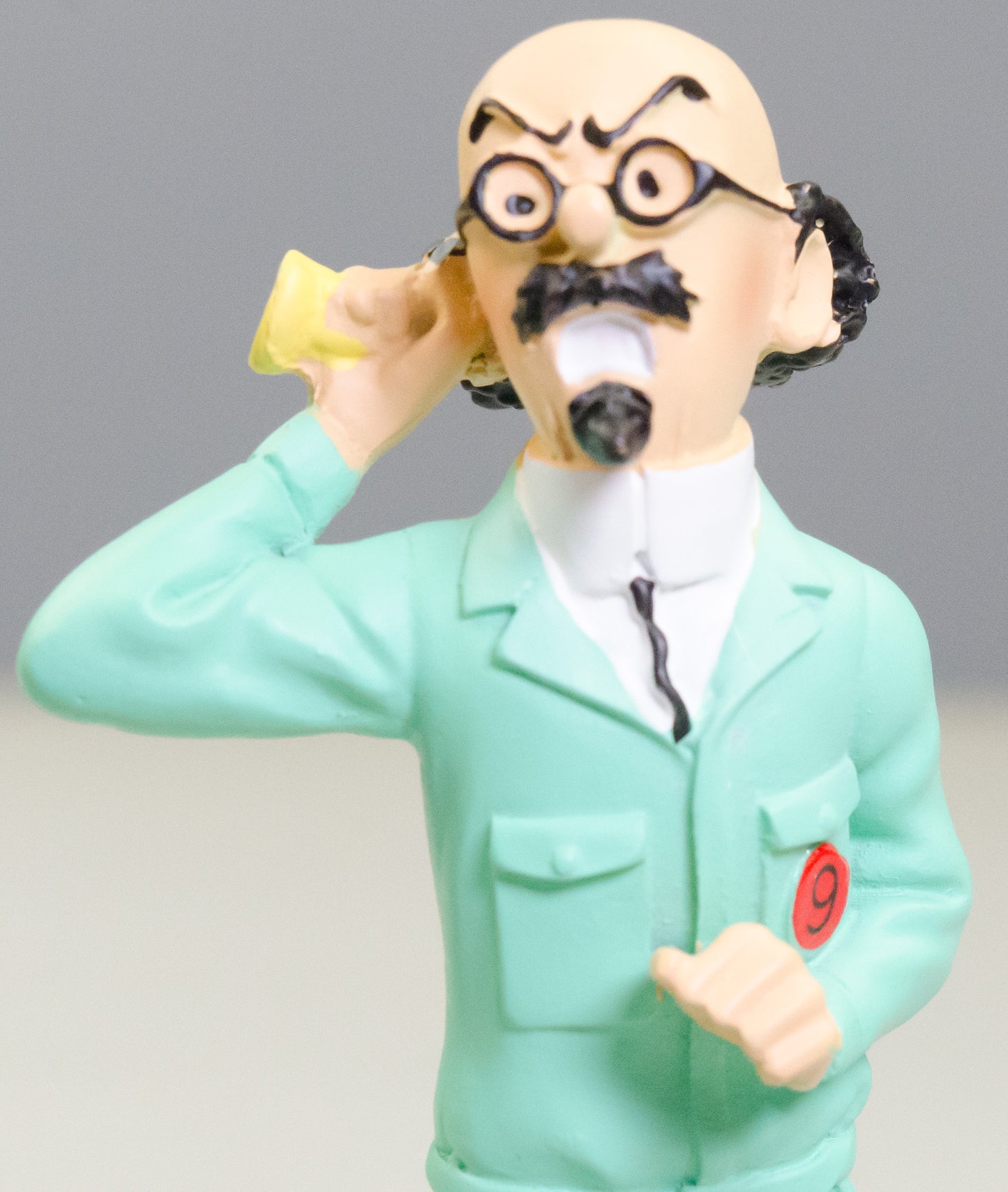 Tintin Figurine Moulinsart 42216 Professeur Tournesol Au Cornet - Destination Moon 12cm Resin Figure