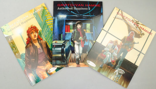 Authorised Happiness Volumes 1-3 Van Hamme Comic Books - UK Cinebook Paperback Editions FULL SET