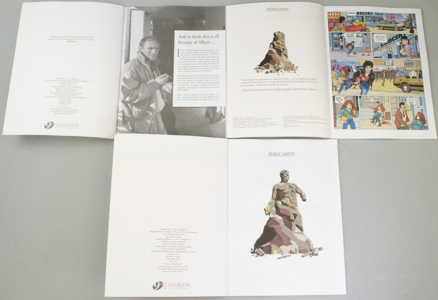 Authorised Happiness Volumes 1-3 Van Hamme Comic Books - UK Cinebook Paperback Editions FULL SET