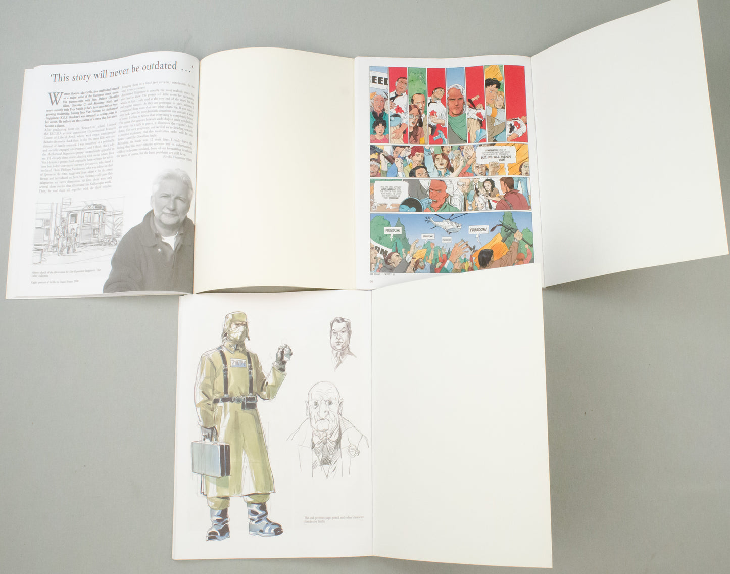 Authorised Happiness Volumes 1-3 Van Hamme Comic Books - UK Cinebook Paperback Editions FULL SET