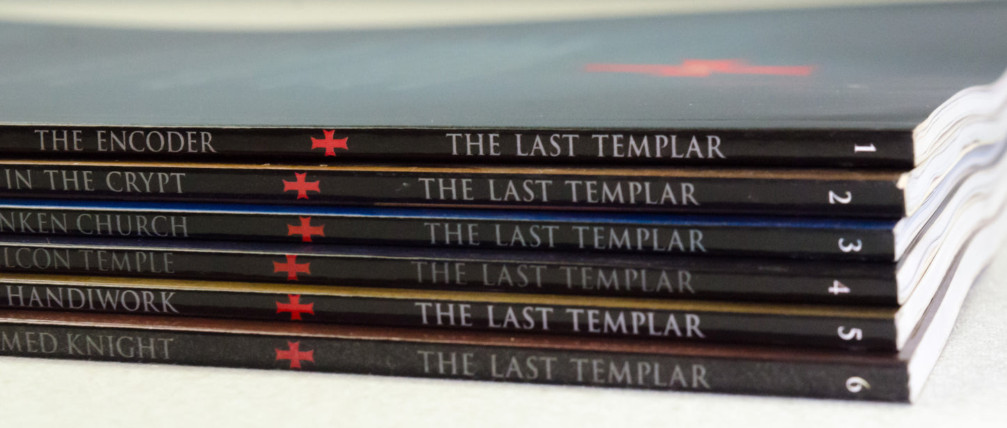 The Last Templar Volume 1-6 Comic Books - UK Cinebook Paperback Editions FULL SET