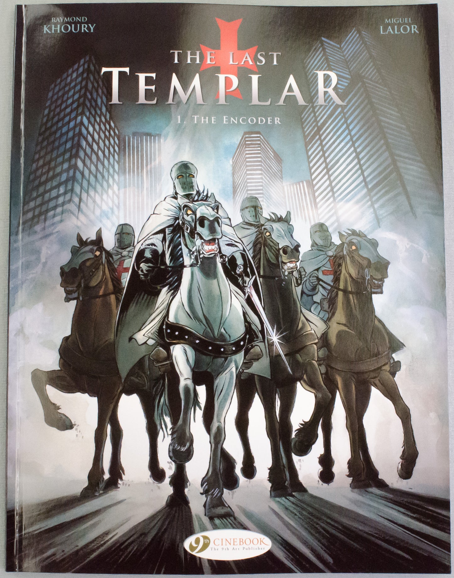 The Last Templar Volume 1 "The Encoder" - UK Cinebook Paperback Edition