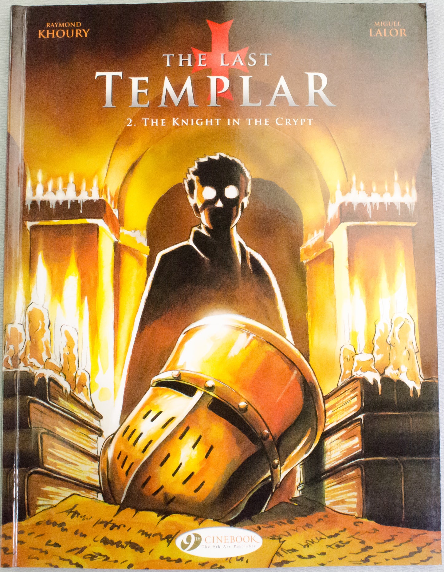 The Last Templar Volume 2 "The Knight in the Crypt" - UK Cinebook Paperback Edition