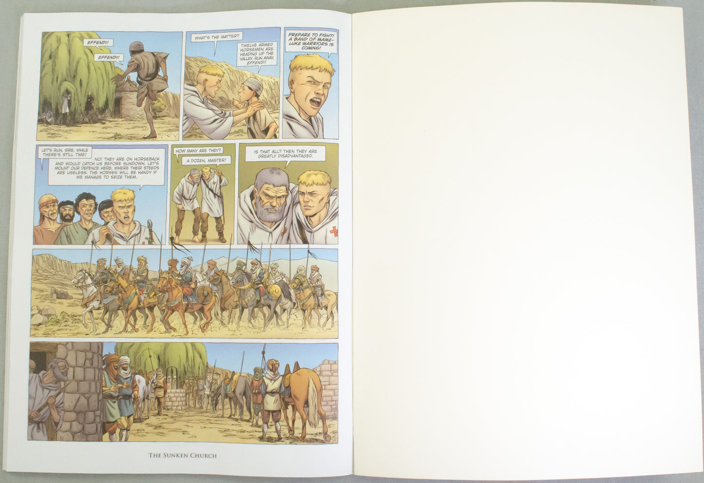 The Last Templar Volume 2 "The Knight in the Crypt" - UK Cinebook Paperback Edition