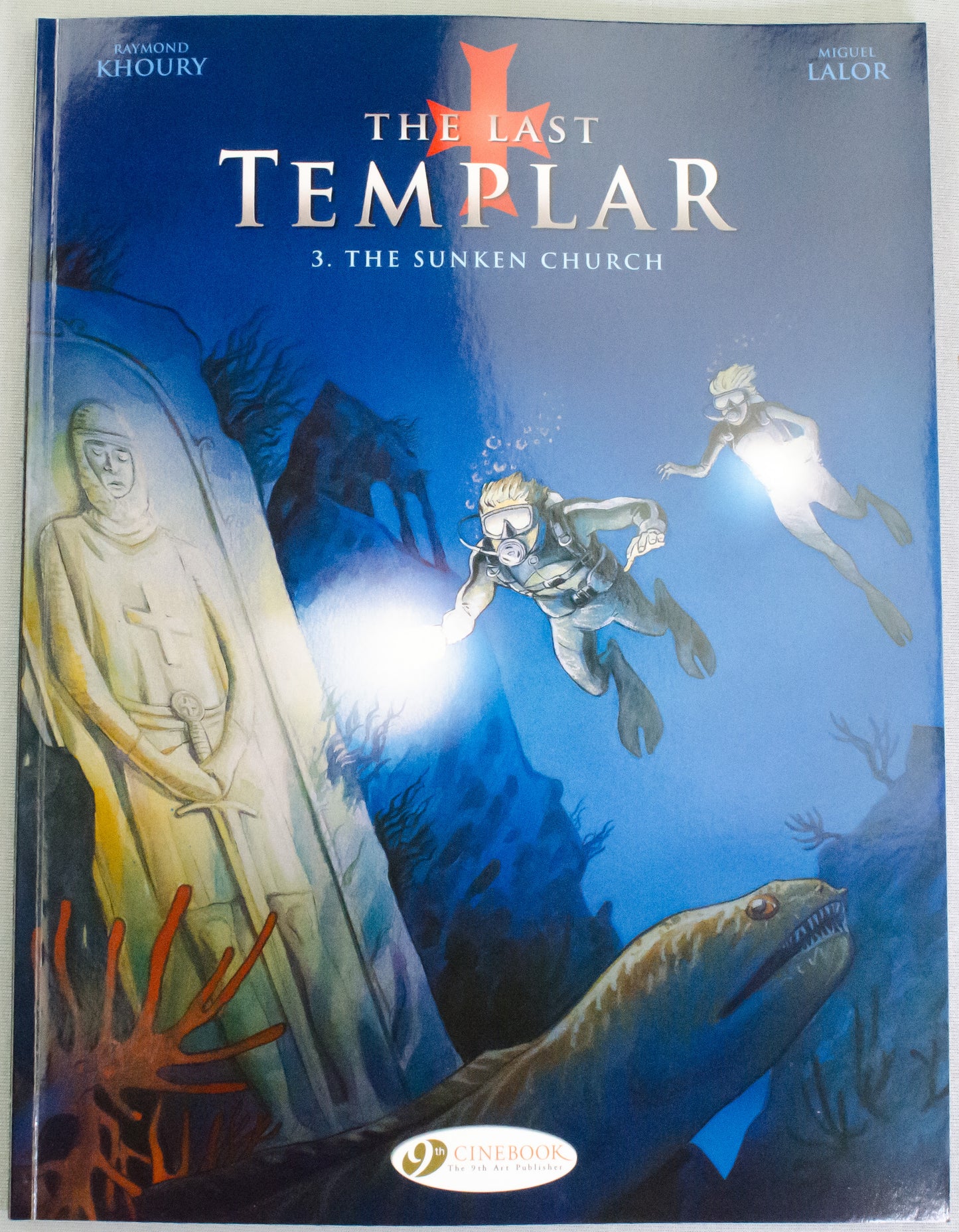 The Last Templar Volume 3 "The Sunken Church" - UK Cinebook Paperback Edition