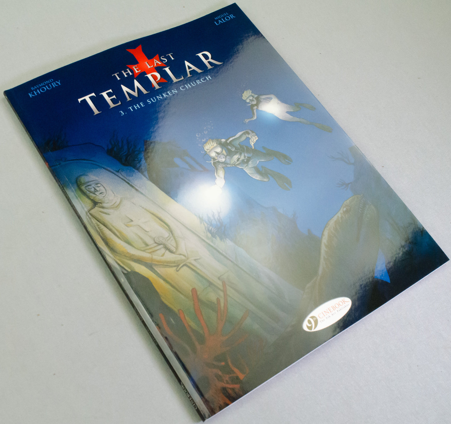 The Last Templar Volume 3 "The Sunken Church" - UK Cinebook Paperback Edition