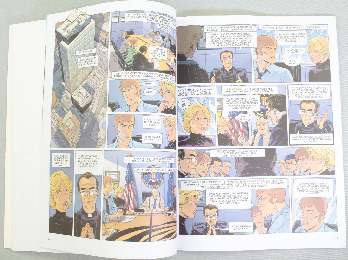 The Last Templar Volume 3 "The Sunken Church" - UK Cinebook Paperback Edition