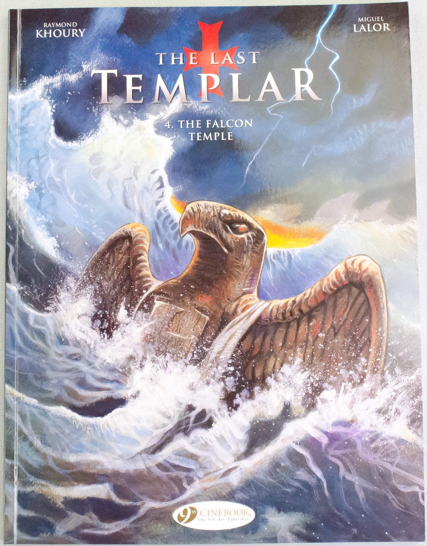 The Last Templar Volume 4 "The Falcon Temple" - UK Cinebook Paperback Edition