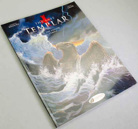 The Last Templar Volume 4 "The Falcon Temple" - UK Cinebook Paperback Edition