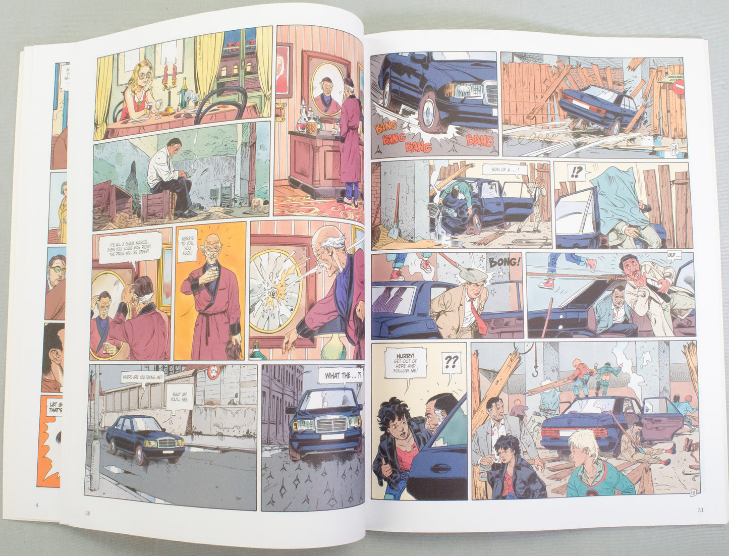 Authorised Happiness Volume 2 "Public Safety" Van Hamme Comic Book - UK Cinebook Paperback Edition