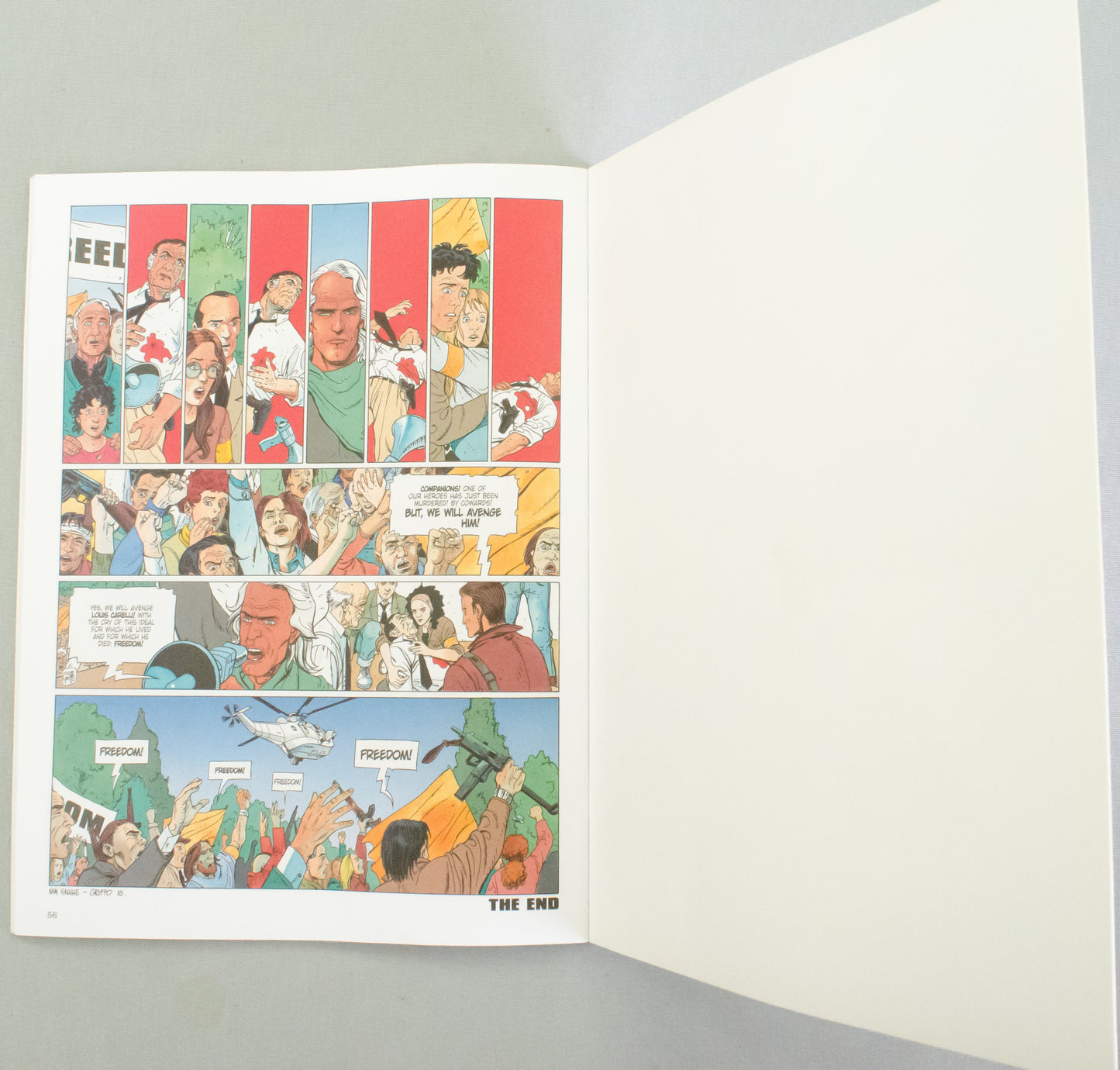 Authorised Happiness Volume 2 "Public Safety" Van Hamme Comic Book - UK Cinebook Paperback Edition