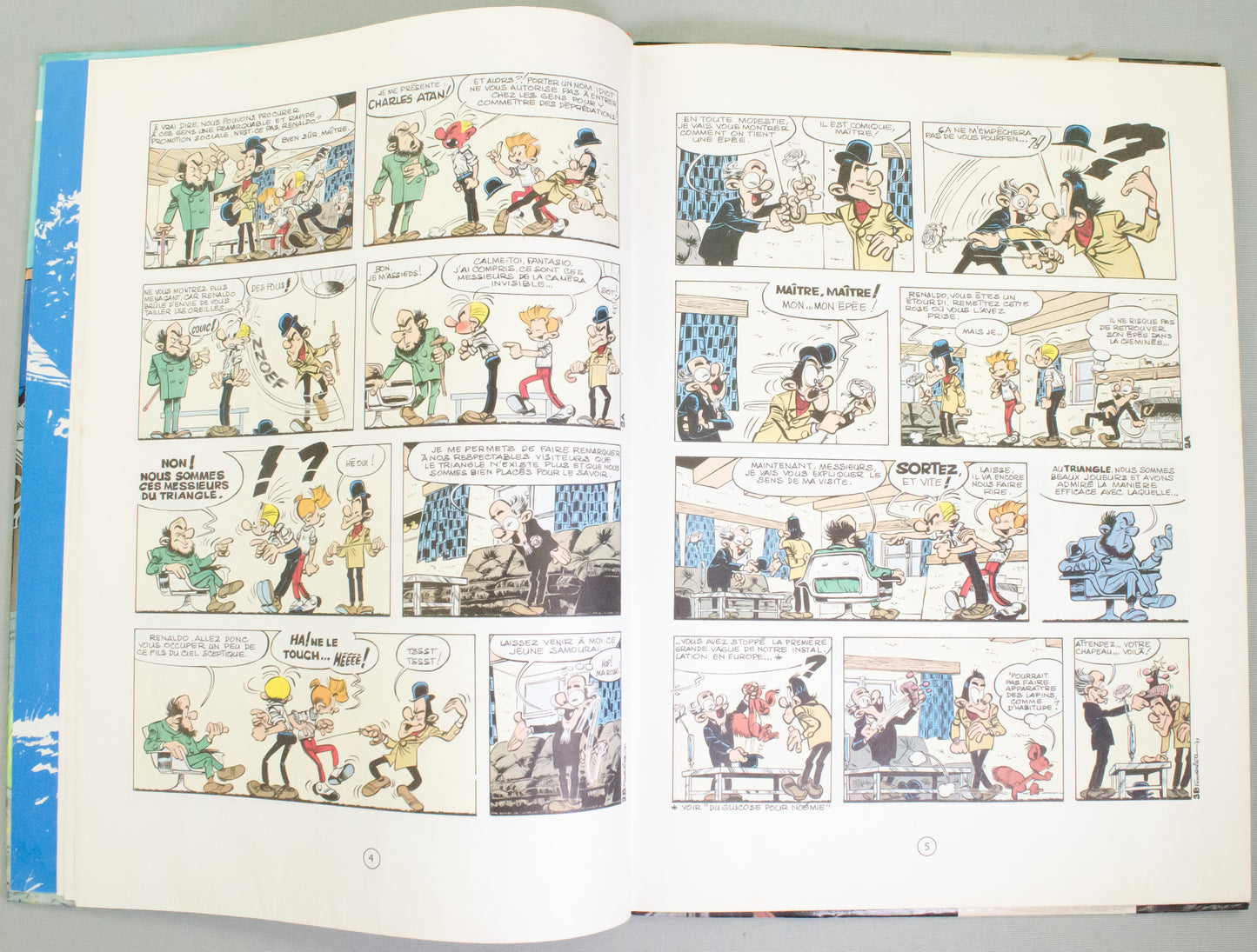 The Adventures of Spirou & Fantasio The Truquee Abbey by Fournier 1972 Dupis HB 1st Edition