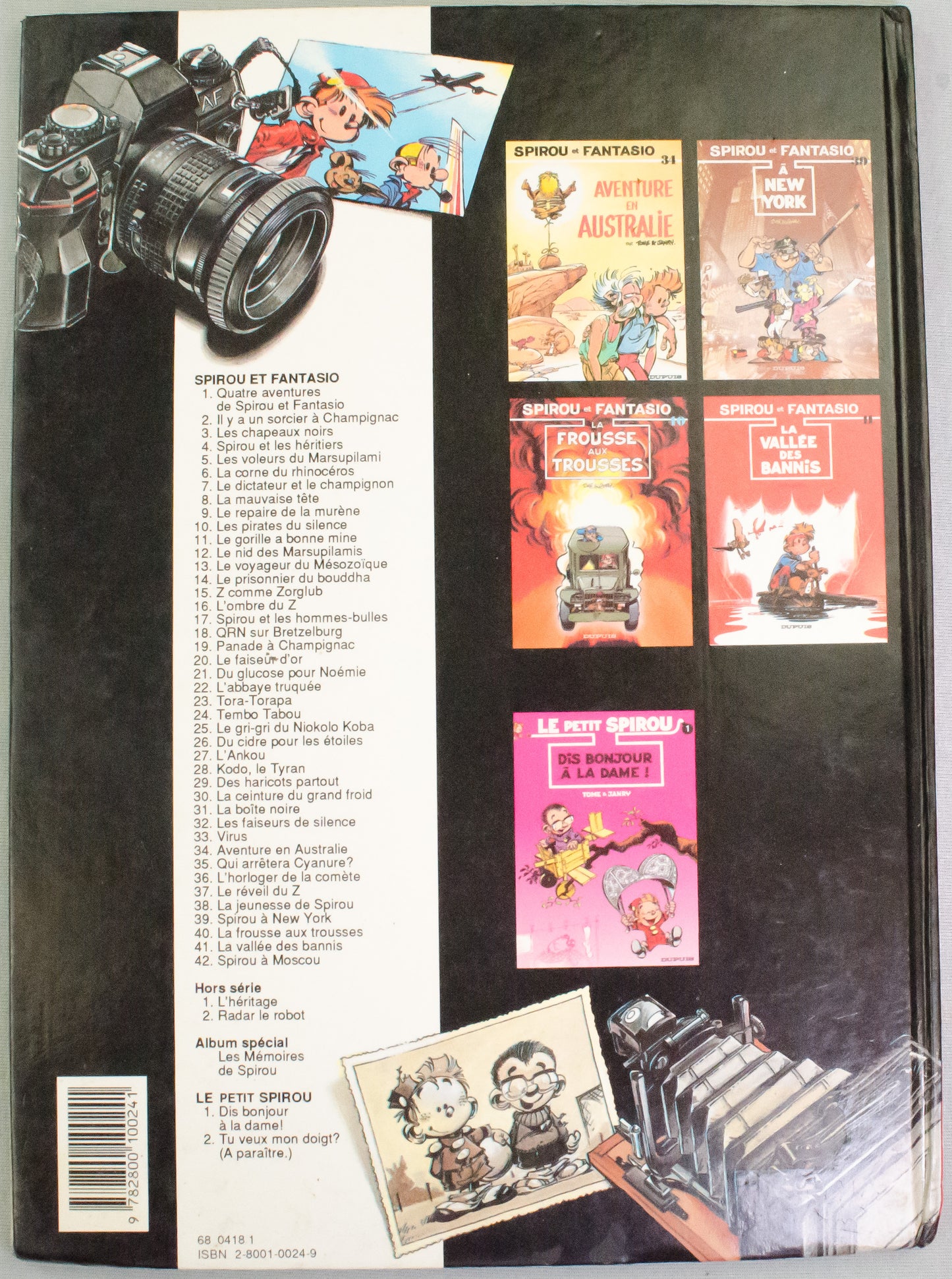 The Adventures of Spirou & Fantasio The Truquee Abbey by Fournier 1972 Dupis HB 1st Edition