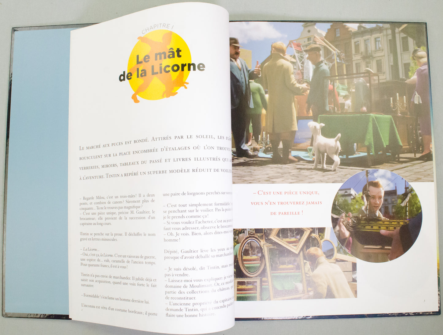 The Adventures of Tintin L'album du film - 2011 Casterman/Paramount Pictures HB Edition