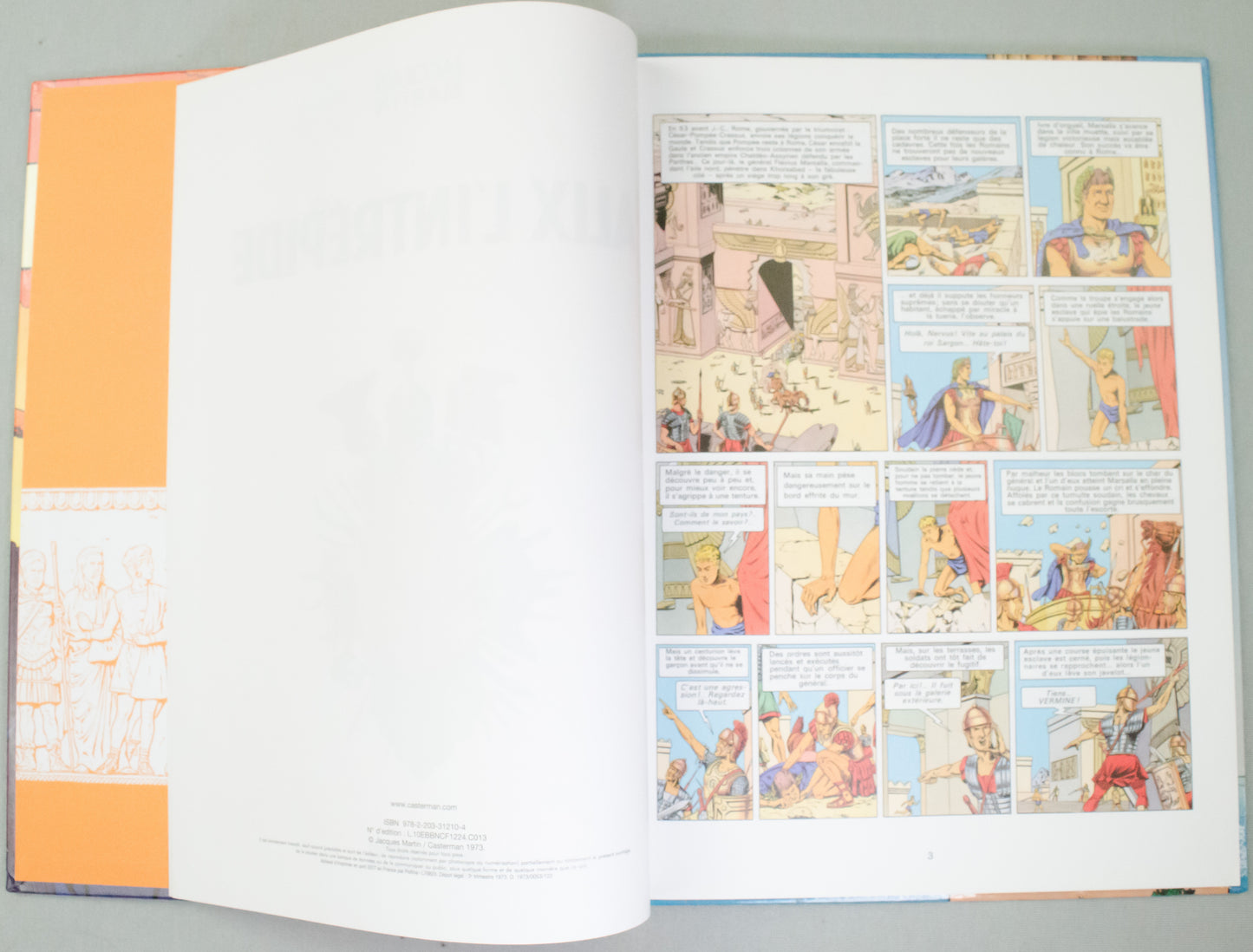 Alix L'interpeide Comic Book by Jacques Martin - 2017 Casterman Hardback French Edition