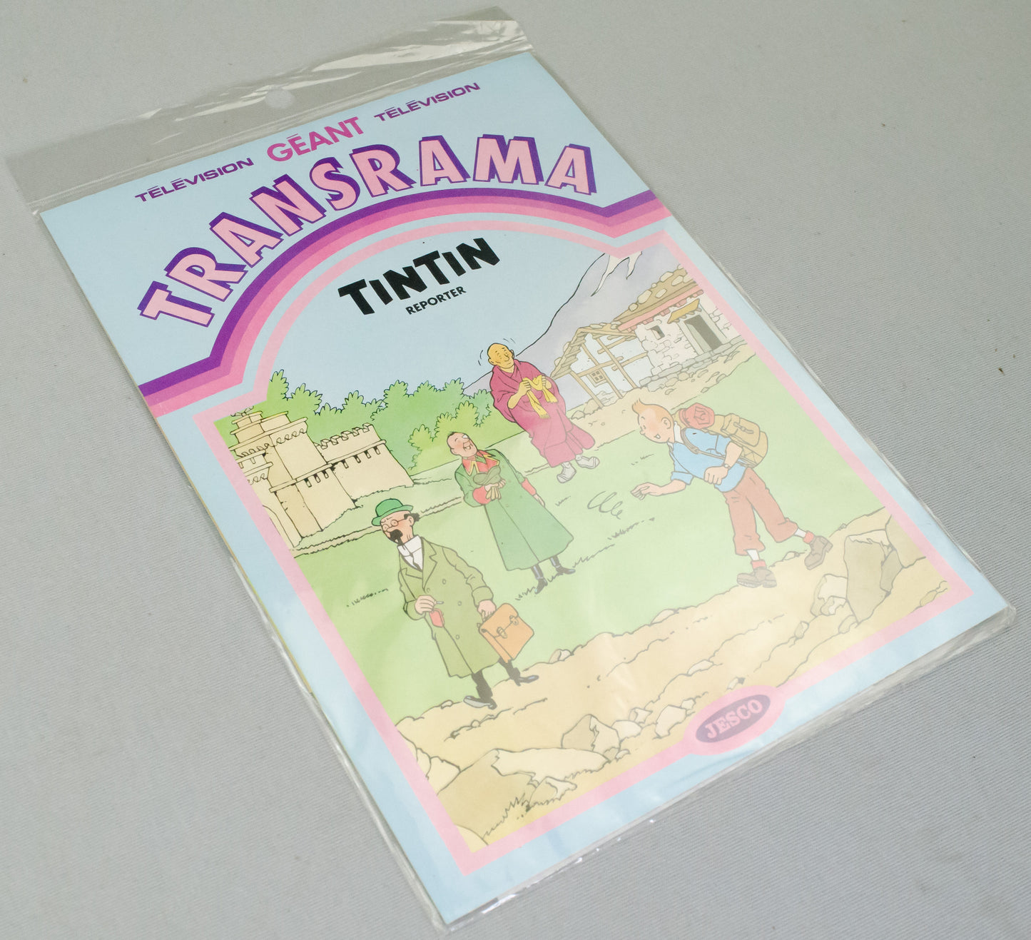 Vintage Tintin Reporter Transrama Jesco Sticker Set - 1984 Herge/Casterman