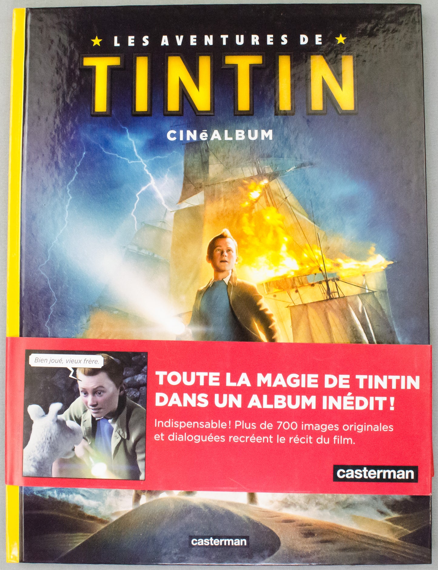 Les Adventures de Tintin Cinéalbum - 2012 Casterman/Paramount Pictures HB 1st Edition