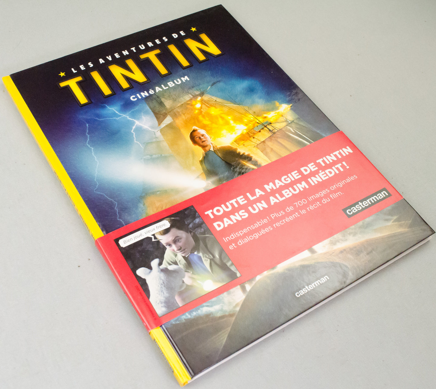 Les Adventures de Tintin Cinéalbum - 2012 Casterman/Paramount Pictures HB 1st Edition
