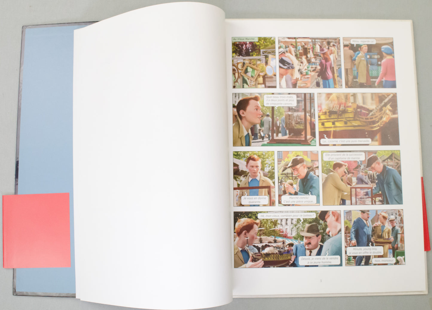 Les Adventures de Tintin Cinéalbum - 2012 Casterman/Paramount Pictures HB 1st Edition