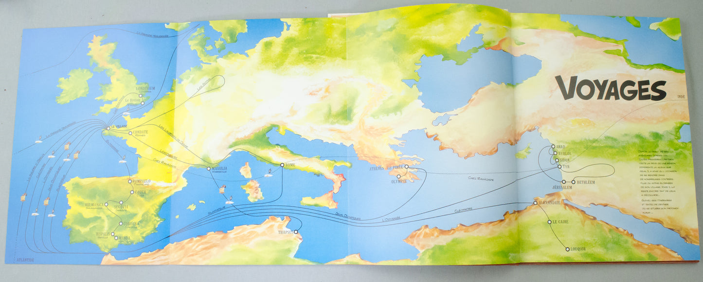 Le Livre d'Asterix Le Gavlois Book - 1999 French 1st Edition HB Les Editions Rene Andrieu