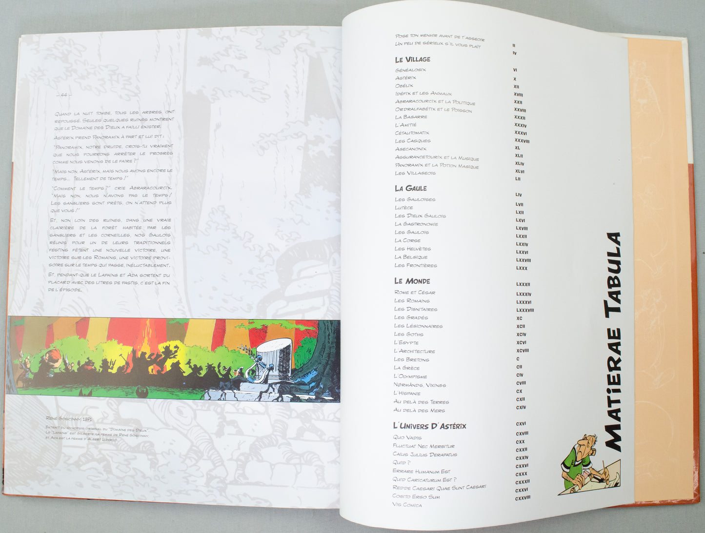 Le Livre d'Asterix Le Gavlois Book - 1999 French 1st Edition HB Les Editions Rene Andrieu