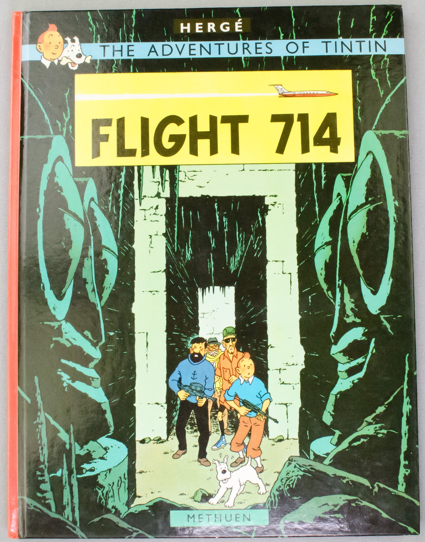 Flight 714 Comic Book - Methuen 1975 Hardback UK 3rd Edition Rare Tintin Book by Herge