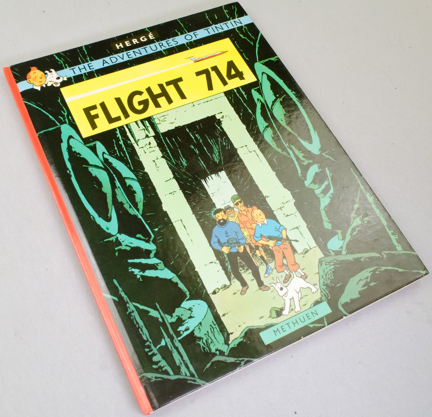Flight 714 Comic Book - Methuen 1975 Hardback UK 3rd Edition Rare Tintin Book by Herge